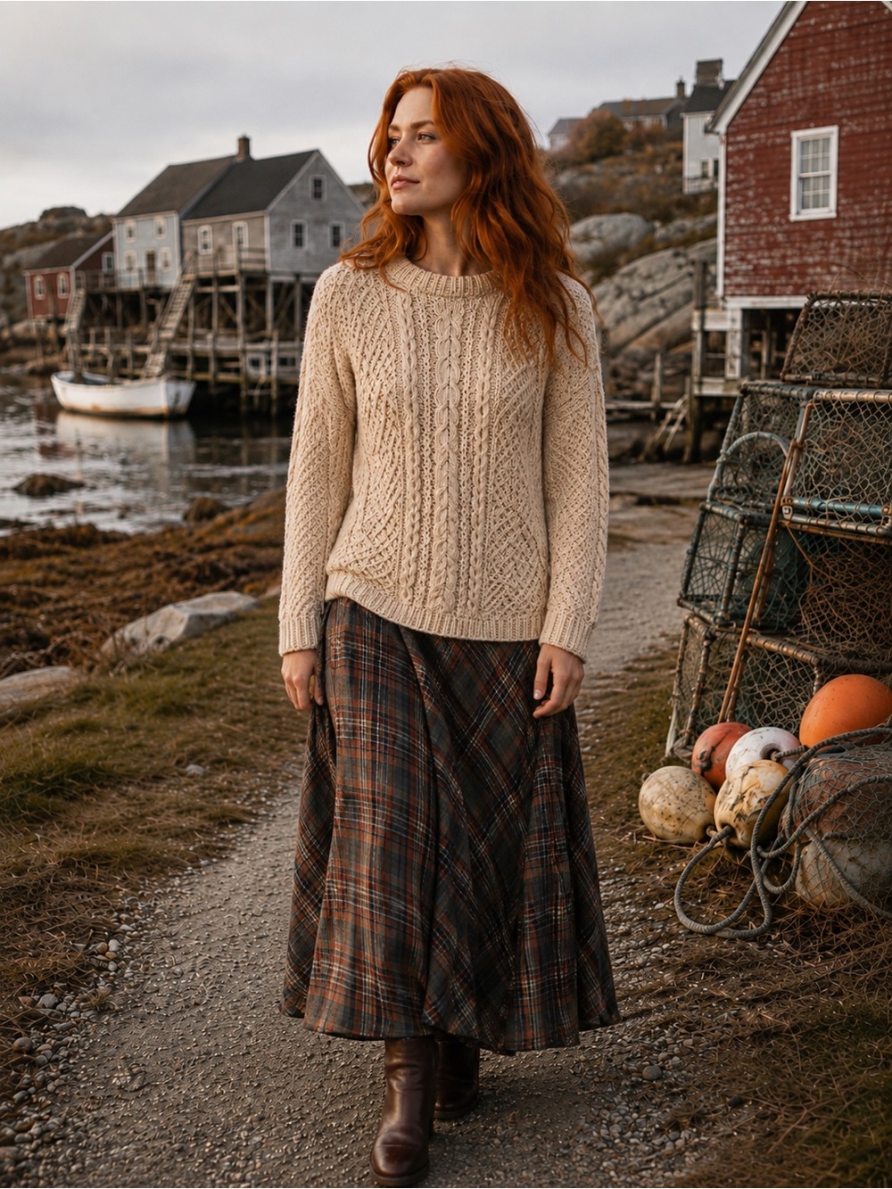 Traditional Fisherman Knit  Sweater– A Story Told in Stitches